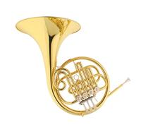Corno francese portatile Strumento per suonare il corno francese a quattro tasti a singola