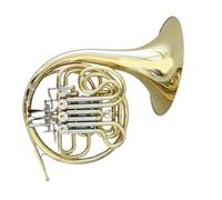 Corno Francese Professionale A Doppio Braccio Sib Fa Placcato Oro Corno Francese In Ottone