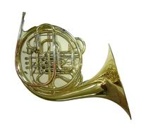 Corno Francese Professionale Canna Di Piombo In Ottone Laccato Oro Cupronichel Doppio Corno Francese A 4 Tasti