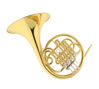 Corno Francese Professionale Corno Francese A 4 Tasti A Fila Singola In Sib Corno Francese Diviso In Ottone Laccato Oro Con Custodia E Accessori