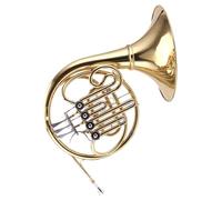 Corno Francese Professionale Corno Francese A Quattro Tasti A Fila Singola In Ottone Laccato Oro Corno Francese B Flat Performance Con Accessori