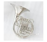Corno Francese Professionale Corno francese in ottone nichelato Strumenti a fiato cinesi Corno francese stile 103 con accessori