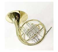Corno Francese Professionale Corno Francese Singolo A 4 Valvole Con Accordatura In Sib/Fa Placcato Laccato Corno Francese Professionale Con Custodia