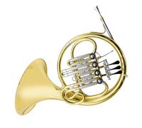 Corno Francese Professionale Corno Francese Singolo Professionale In Ottone Laccato Oro A Fila Singola A 4 Tasti Di Grado B Piatto Con Scatola Portaoggetti