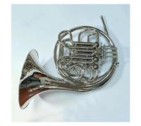 Corno Francese Professionale Corpo In Ottone Nichelato Tubo Per Accordatura In Cupronichel Doppio Corno Francese A 4 Tasti Con Custodia