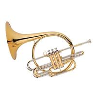 Corno Francese Professionale Lacca Dorata 3 Cupronichel Pistone Valvola Marcia Corno Francese Tono Sib