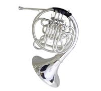 Corno Francese Professionale Strumenti A Doppio Corno Francese Con Tono Fa/Sib Corno Francese Placcato In Argento Con Campana Tipo Split Con Bocchino A Custodia