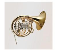 Corno Francese Professionale Strumenti A Fiato Ottone Giallo Laccato Oro 4 Tasti Doppio Corno Francese Con Accessori