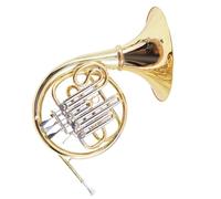 Corno Francese Professionale Strumento Per Corno Francese Diviso In Una Fila Singola A 4 Tasti, Si Bemolle, Valvola A Quattro Giri, Con Custodia