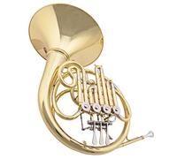 Corno Francese Professionale Strumento Per Principianti In Corno Francese Tipo B Bemolle A 4 Tasti A Fila Singola In Ottone Laccato Oro Con Custodia