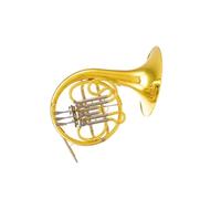Corno Francese Strumento Corno Francese In Si Bemolle Fa Quattro Tasti Singola Doppio Adatto Per Suonare O Esercitarsi(3)