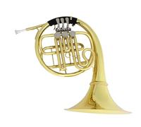 Corno francese Strumento in ottone con chiave in Si bemolle e corno francese a tre pulsanti separati