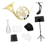 Corno francese Strumento in ottone professionale piatto a quattro tasti separati in si bemolle