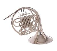 Corno Francese Strumento Musicale Corno Francese Da Esibizione Quattro Tasti Accordatura B Accordatura F Strumento Musicale Nichelato Con Custodia