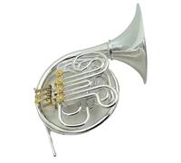 Corno Francese Strumento Musicale Corno Francese Professionale Da Esibizione Doppio 4 Tasti Accordatura In Fa Accordatura In Sib Argento Con Custodia Per Accessori