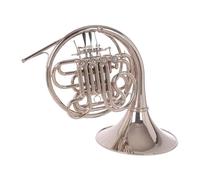 Corno Francese Strumento Musicale Corno Francese Professionale Diviso Strumento Musicale Nichelato A Quattro Tasti Da Si A Fa Con Custodia