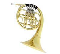 Corno francese Strumento per principianti in corno francese in Si bemolle dorato a tre tasti separati