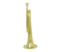 Corno Tromba Strumento Strumenti Musicali Collezione Ottone Principianti Tromba (Color : Golden)