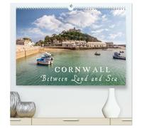 Cornwall - Between Land and Sea (High Quality Premium Wall Calendar 2027 DIN A2 landscape),CALVENDO 12 Month Wall Calendar: Discover the fascinating ... the rough beauty and the purity of Cornwall.