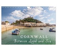 Cornwall - Between Land and Sea (Wall Calendar 2027 DIN A4 landscape), CALVENDO 12 Month Wall Calendar: Discover the fascinating coastlines, the rough beauty and the purity of Cornwall.