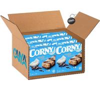 Corny Barrette di Cereali con Cioccolato al Latte e Scaglie di Cocco 150g [CAIYA® BOX da 8 Confezioni]