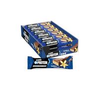 CORNY Protein, Barretta Proteica Al Cioccolato al Latte Aromatizzato alla Vaniglia, Con edulcoranti, Ricca di Proteine, Senza Zuccheri Aggiunti, 18 Barrette x 50gr