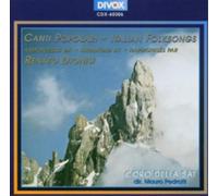 Coro Della Sat Canti Populari/Italian Folksongs (CD) Album