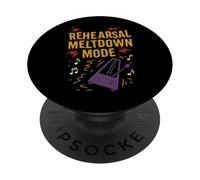 Coro Divertente Chaotic Music Student Off Key Ensemble vocale PopSockets PopGrip Adesivo