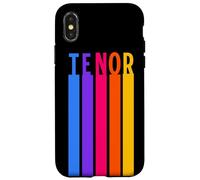 Coro musica tenore voce voce canto cantante coro cantante coro Custodia per iPhone X/XS