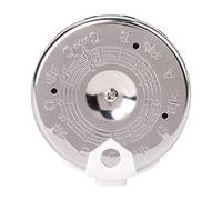 Coro Pitch Pipe Pitch Pipe Tuner 7 × 7 × 2 Sensitive Chromatic 13 Pitch Pipe Tuner C-C Tuning Tool con Custodia Accessorio per Strumenti