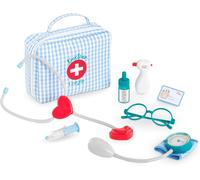 Corolle Valigia Dottore, 8 Accessori, per poupon 30 cm, da 18 Mesi, 900011140, Colore Blu, 9000111140