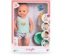 Corolle - Il mio Primo Popolino, Paul Fatto Pipi - Aqua, 36 cm, da 2 anni, 9000130580