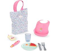 Corolle Grande Scatola pasto Floreale, 10 Accessori, per poponi 36 e 42 cm, dai 2 Anni, 9000141800, Multicolore