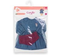 COROLLE 160230 ABITO IN DENIM E FOULARD "PICCOLO ESPLORATORE"CM.42