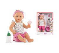 Corolle - Mon Premier Poupon, Emma Fatti pipì - Fiorito, 36 cm, da 2 anni, 9000130570