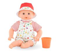 Corolle Bebe Bath Calypso Garden Delights Baby Doll - Include tazza da gioco, corpo morbido con occhi che si chiudono e profumo di vaniglia, vest