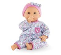 Corolle - Bebè Calin Capucine, 9000100770, +18 mesi, 30 cm, con corpo flessibile, profumo di vaniglia, pigiamino floreale