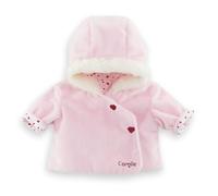 Corolle - Cappotto Petali di Cuori, indumento, per Poupon 30 cm, dai 18 Mesi, 9000110990
