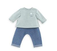 Corolle 14” Baby Doll Outfit - Loire Riverside Pants & Striped T-Shirt - Mon Gra