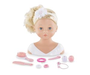 Corolle - Hairdressing head, doll, 10 accessories, from 3 years, 9000310040 Styl