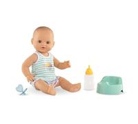 Corolle - Il mio Primo Popolino, Paul Fatto Pipi - Aqua, 36 cm, da 2 anni, 9000130580