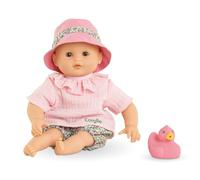 Corolle - Mon Premier Poupon, Baby Bain Coralie, con giocattolo da bagno anatra, 30 cm, dai 18 mesi, 9000100870