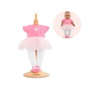 Corolle Mon Premier Poupon Vestito da Danza per Tutte Le Bambole da 30 cm, Tinta Unita, Colore: Rosa, Small, 9000110400
