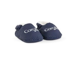 Corolle - Pantofole blu navy, per poupon 30 cm, da 18 mesi, 900011120
