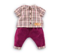 Corolle - Plaid Shirt & Little Explorer Pants, Doll Clothes 30cm, from 18 months