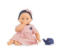 Corolle Bambola Mon Premier Poupon Baby Bain Calypso con giocattolo da bagno Balena 30 cm da 18 mesi