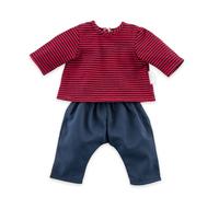 Corolle - T-shirt e pantaloni a righe - Completo per bambole da 12""""
