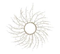 Corona 1 gioco di luce (45cm) (1pz) TIGLIO 160 luci - MICROLED Bianco caldo IP4