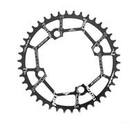 Corona 104BCD compatibile per biciclette a velocità singola, costruzione in alluminio CNC, 40T, 42T, 44T, 46T, 48T, 50T, 52T (42T nero)