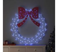 Corona 150 LED Blu 120 cm Acrilico